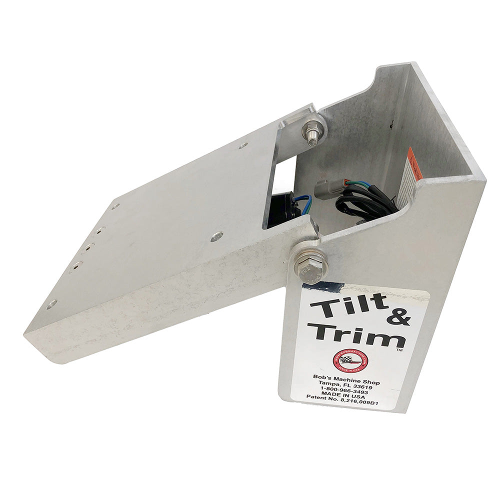 Bob's Machine Action Series Tilt  Trim f/Clamp on Motors - Silver - 30HP [100-701100-NOPC]