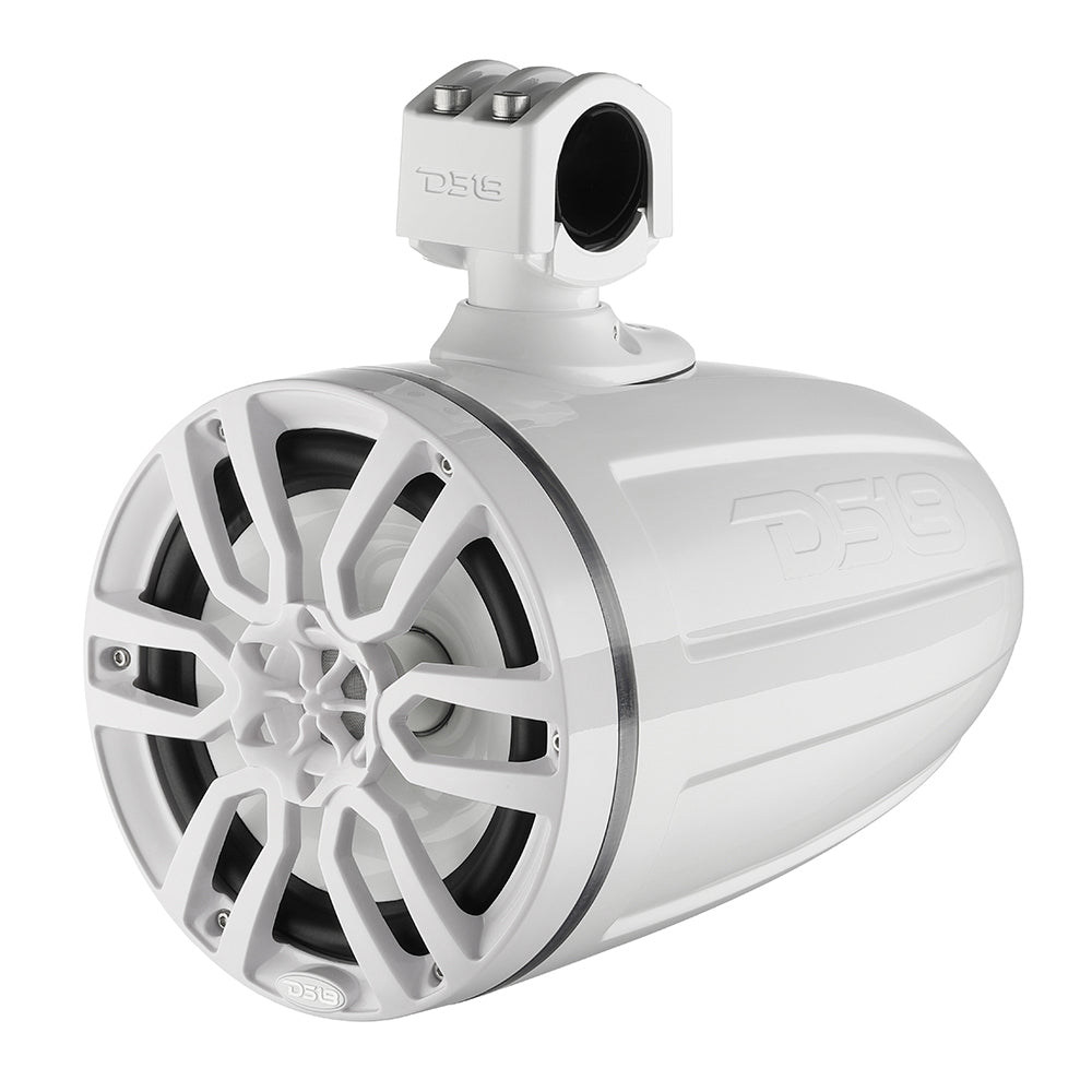 DS18 X Series HYDRO 6.5" Wakeboard Pod Tower Speaker w/RGB LED Light - 300W - White  [NXL-X6TP/WH]